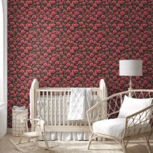 "Elegantes Gartenhintergrund für die Rose" Tapete