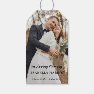 Elegantes Gedenkfoto - Design zur liebevollen Erin Geschenkanhänger