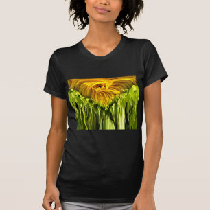 Elegantes Gelbblume-Foto T-Shirt