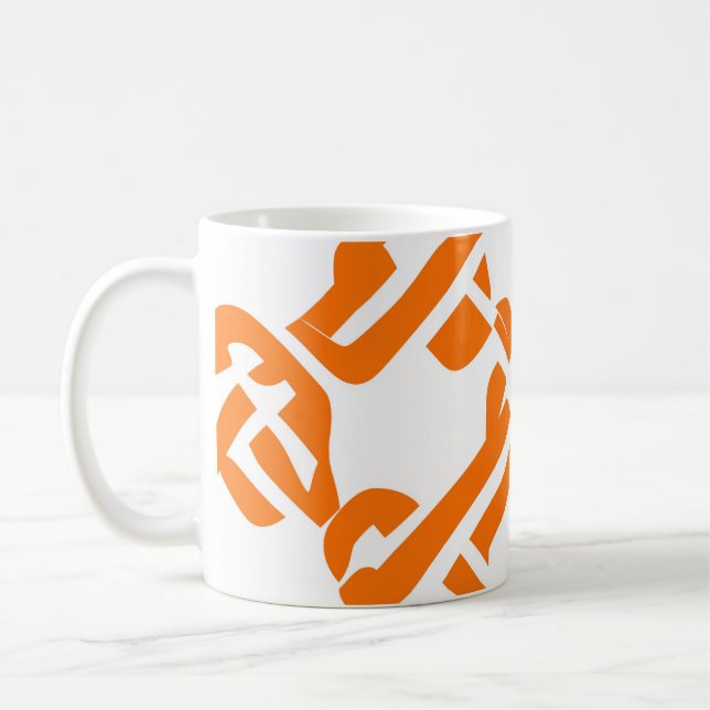 🟡 Elegantes gelbes Marigold-Motiv Kaffeetasse (Links)
