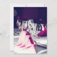 Elegantes gelbes Servietten-Formalbankett-Abendess