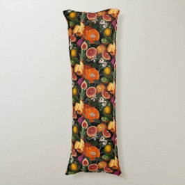 Elegantes gelbes Zitrusfrüchtemuster Seitenschläferkissen