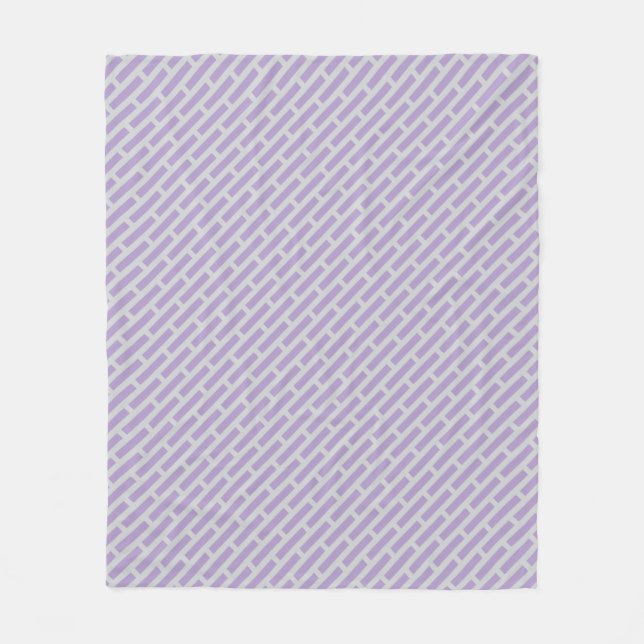 Elegantes geometrisches Allover-Muster Fleecedecke (Vorderseite)