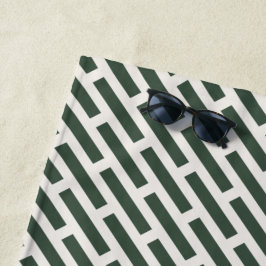 Elegantes geometrisches Allover-Muster Strandtuch