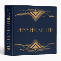 Elegantes geometrisches Art Deco Design in Gold