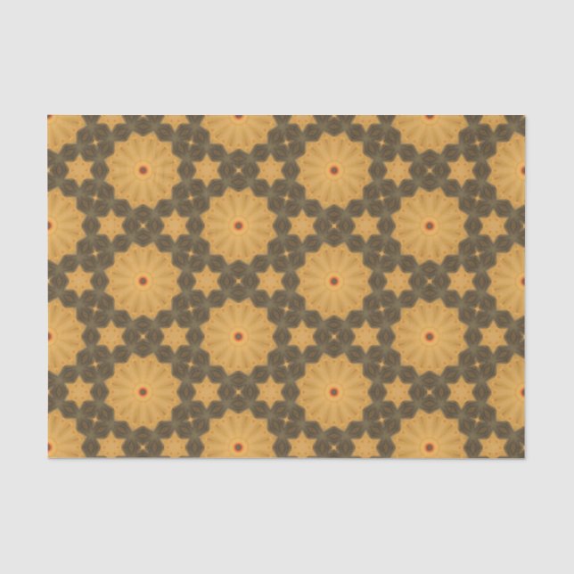 Elegantes geometrisches Muster Abstrakt Seidenpapier (Vorderseite)