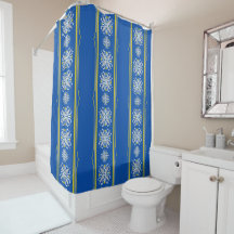 Elegantes geometrisches Muster blau und gelb