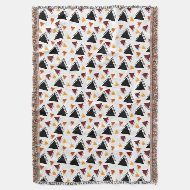 Elegantes geometrisches Muster Decke (Vorderseite Vertikal)