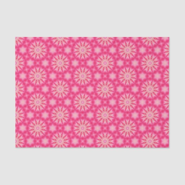 Elegantes geometrisches Muster Girly Chic Seidenpapier (Vorderseite)