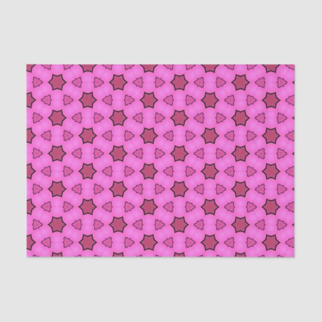 Elegantes geometrisches Muster Girly Chic Seidenpapier (Vorderseite)