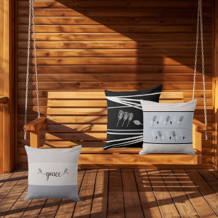 Elegantes geometrisches Muster Kissen