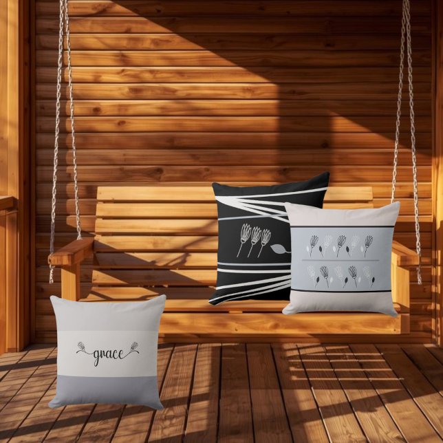 Elegantes geometrisches Muster Kissen (Von Creator hochgeladen)