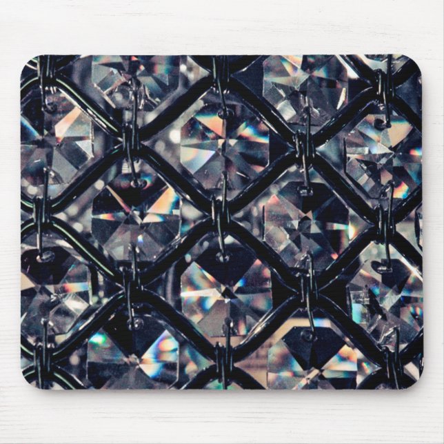 Elegantes geometrisches Muster Mousepad (Vorne)