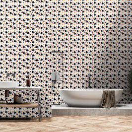 Elegantes geometrisches Muster Tapete