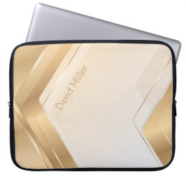 Elegantes geometrisches Muster und individuelle An Laptopschutzhülle