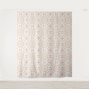 Elegantes geometrisches Retromuster Wandteppich