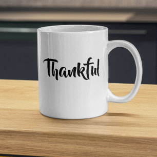 Elegantes Geschenk für Erntedank der Skriptfamilie Kaffeetasse