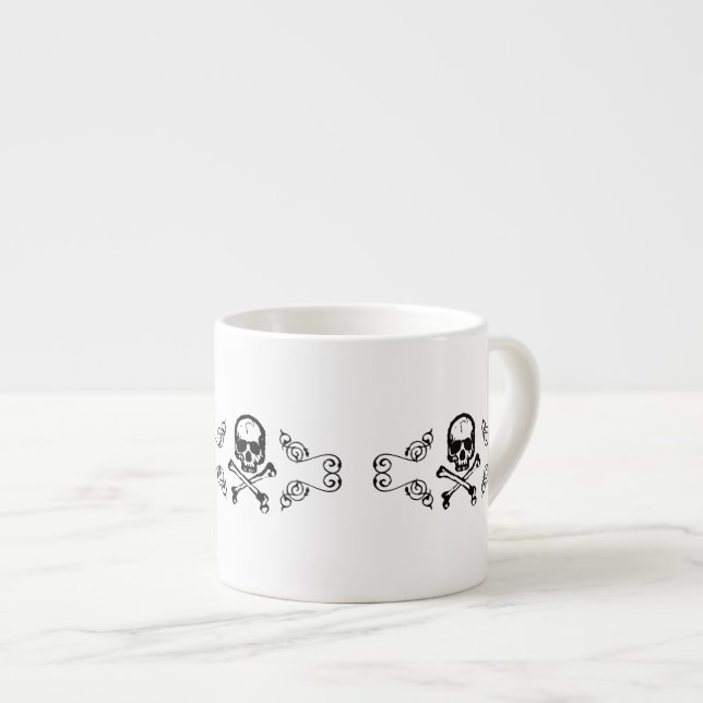Elegantes Gift Gothic Tee Set Espressotasse (Vorderseite Rechts)