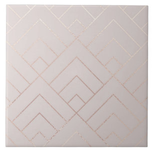 Elegantes glänzendes geometrisches Muster Fliese