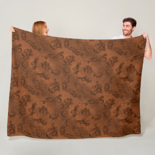 Elegantes Glossy Fleecedecke