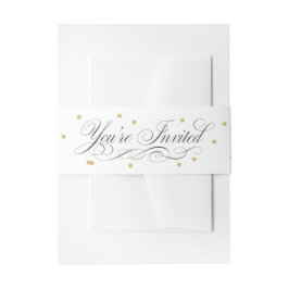 Elegantes Gold Dot Bly Band