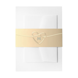 Elegantes Gold Foil Heart Wedding Bly Band