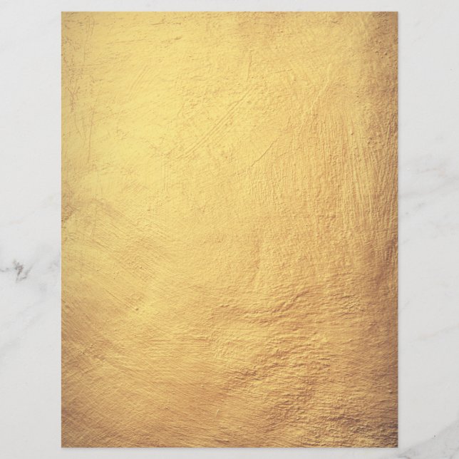 Elegantes Gold Foil Texture Scrapbook (Vorderseite)