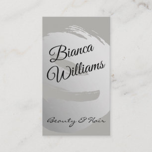 Elegantes Gold gebürstet / grau Visitenkarte