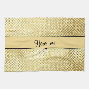 Elegantes Gold Handtuch