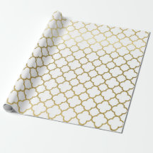 Elegantes Gold Hexagon Abstraktes Muster Hochzeits