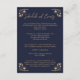 Elegantes Gold Kunst, Dichtung und Musik Begleitkarte