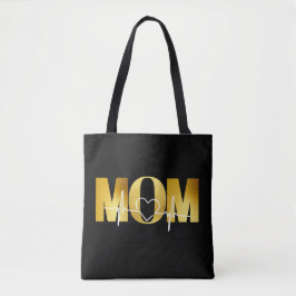 Elegantes Gold MAMA Heartbeat - Perfektes Geschenk