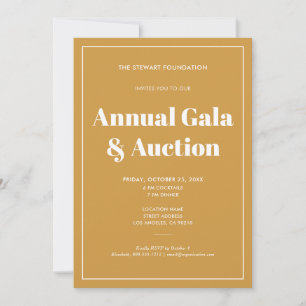 Elegantes Gold-Minimalist-Geschäftsunternehmensere Einladung