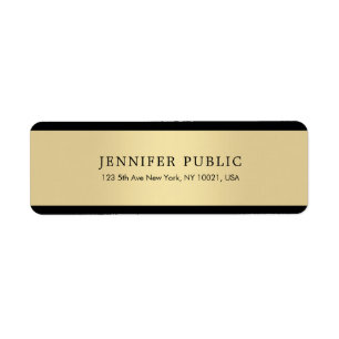 Elegantes Gold Minimalistisch Schlicht Beruflich M