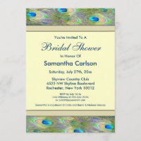 Elegantes Gold Peacock Brautparty