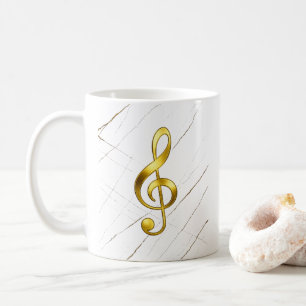 Elegantes Gold-Schlüssel-Hauskunst Kaffeetasse