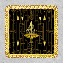 Elegantes Gold Schwarz Gatsby