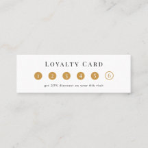 Elegantes Gold Schwarz-weiß Einfache 6 Punch Custo