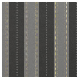 Elegantes Gold Schwarze Streifen Dos Art Deco Stoff