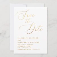 Elegantes Gold-Script | Minimalistische klassische