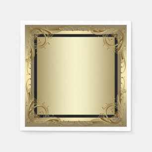 Elegantes Gold Serviette