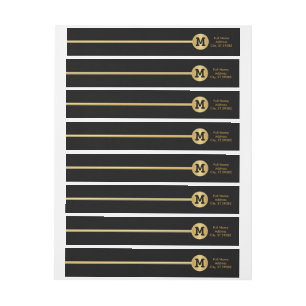 Elegantes Gold und schwarzer Entwurf