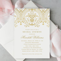 Elegantes Gold Vintag Glamour Wedding Brautparty