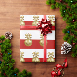 Elegantes Gold Weihnachtsgeschmack Geschenkpapier