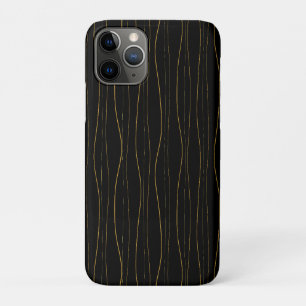 Elegantes Gold-Wellengestaltungsmuster Case-Mate iPhone Hülle