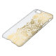 Elegantes Gold & White Floral Paisley Lace iPhone Hülle (Unterseite)
