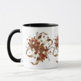 Elegantes Goldband Herbsternte-Kombinationskaffee Tasse