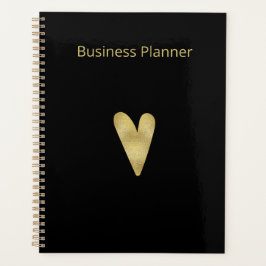 Elegantes Golden Black Business Planer