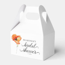 Elegantes Golden Poppy Brautparty