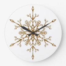 Elegantes goldenes Glitter Weihnachten Schneeflock